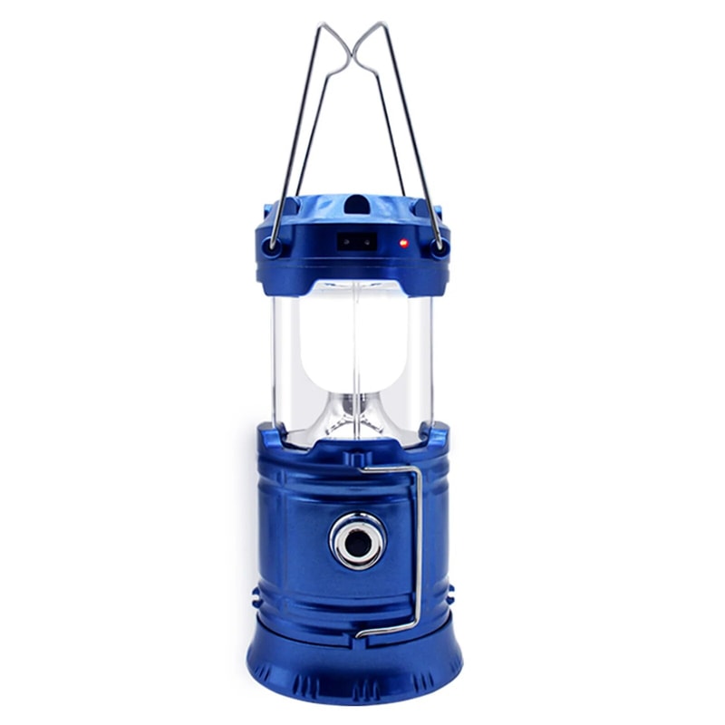 Solar Powered Multifunctional Camping Lamp & Portable LED Flashlight