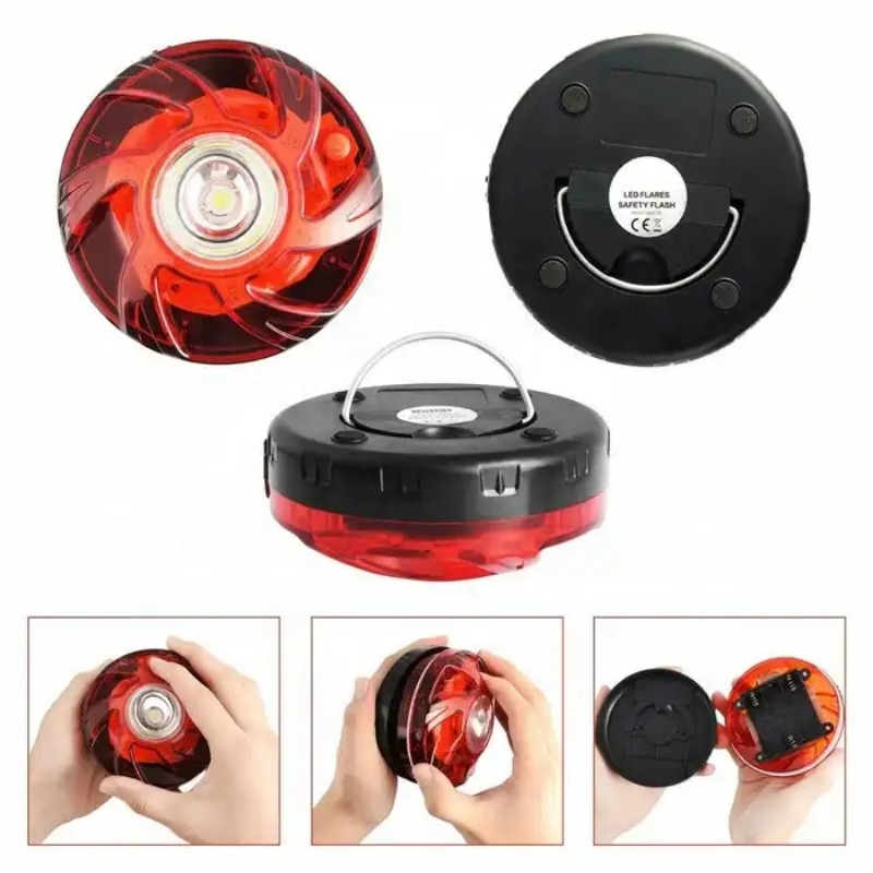 High Visibility Magnetic Road Safety Flare Light Emergency Strobe Signal