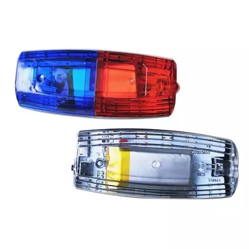 USB Rechargeable LED Police Shoulder Light Emergency Warning Safety Lamp
