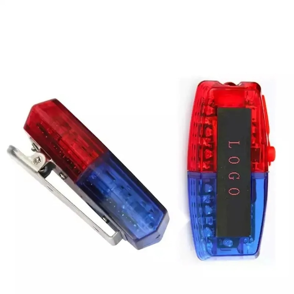 USB Rechargeable LED Police Shoulder Light Emergency Warning Safety Lamp