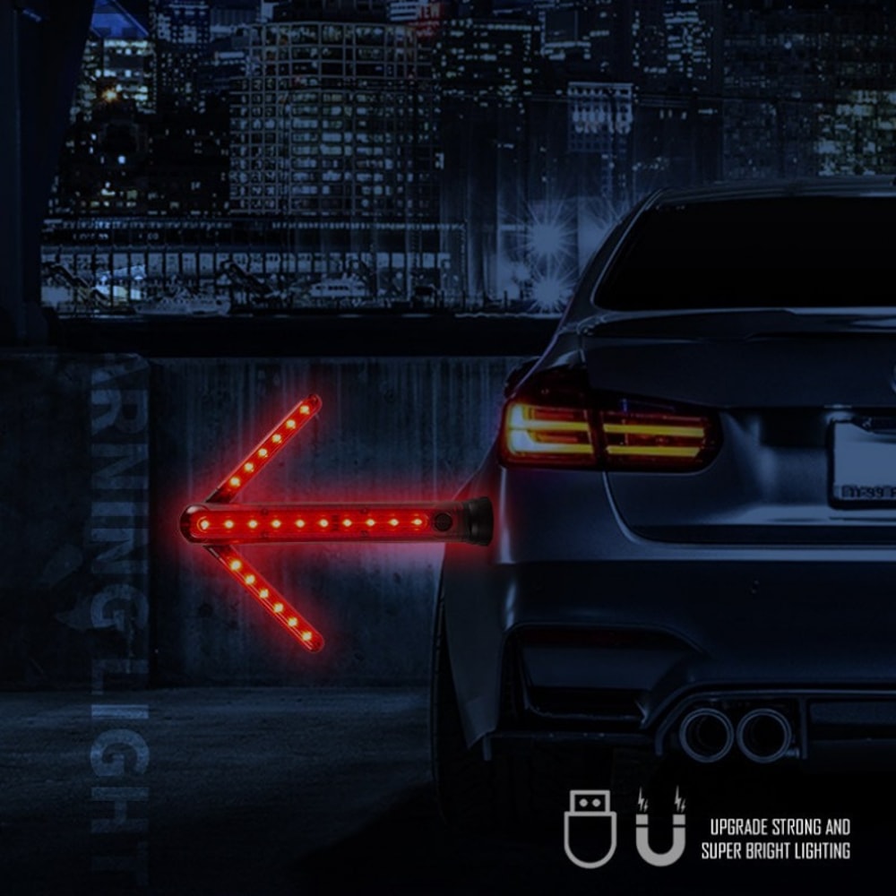 LED Car Arrow Signal Warning Light Bar Emergency Safety Lamp