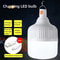 Portable Rechargeable LED Bulb With Hook Level Brightness Emergency Light 0