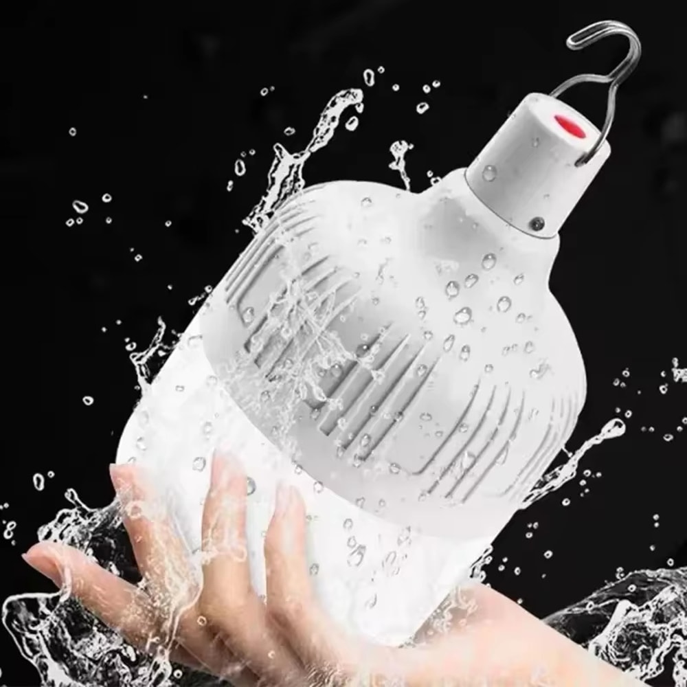 Portable Rechargeable LED Bulb With Hook Level Brightness Emergency Light 3