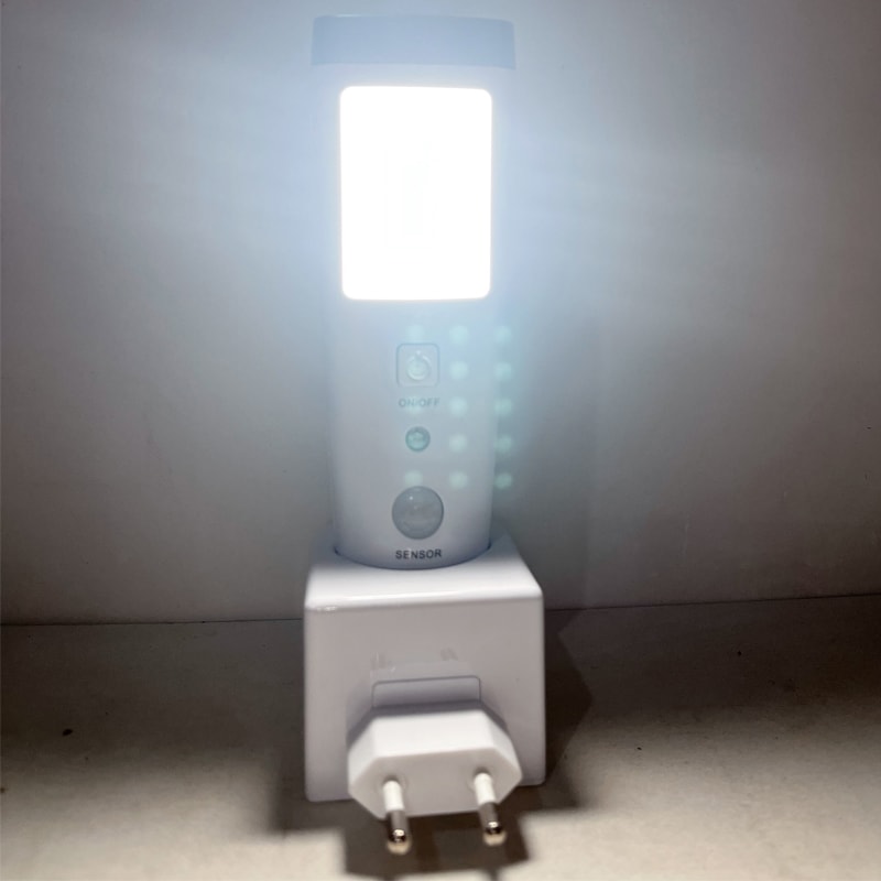 Motion Sensor LED Night Light & Emergency Lamp