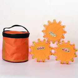 led road flares flashing emergency warning light with magnetic base