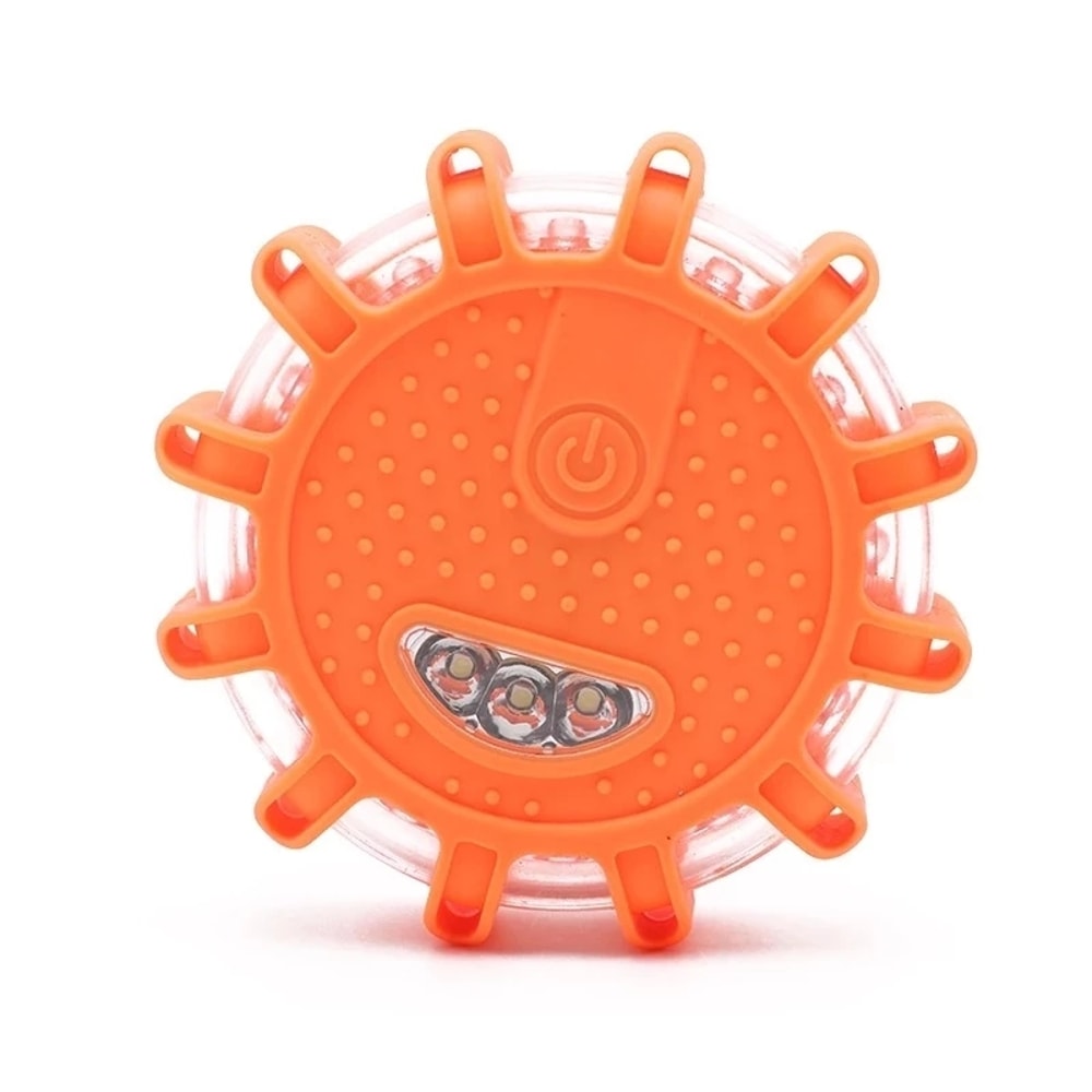 LED Road Flares Flashing Emergency Warning Light with Magnetic Base