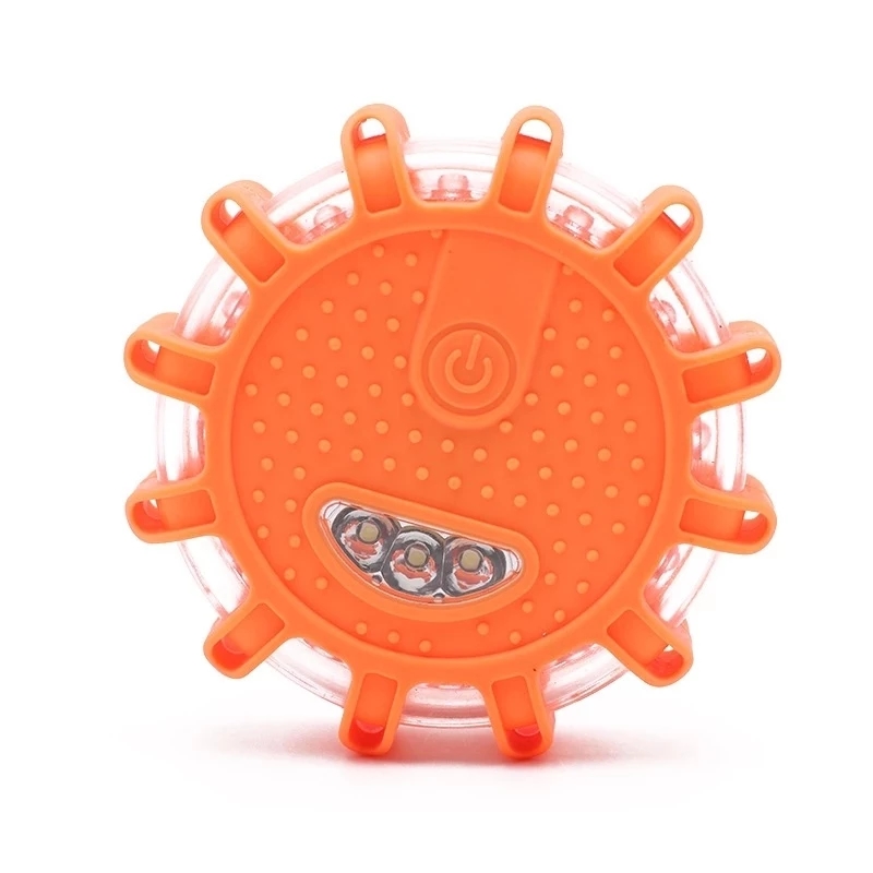 LED Road Flares Flashing Emergency Warning Light with Magnetic Base