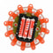 LED Road Flares Flashing Emergency Warning Light with Magnetic Base