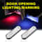 Car LED Door Warning Light Anti Collision Auto Atmosphere Light with USB Charging