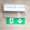LED Emergency Exit Light with Stickers Waterproof Safety Indicator