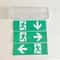 LED Emergency Exit Light with Stickers Waterproof Safety Indicator
