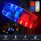 USB Rechargeable LED Police Light Shoulder Lamp Red & Blue Emergency Warning Torch