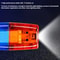 USB Rechargeable LED Police Light Shoulder Lamp Red & Blue Emergency Warning Torch