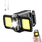 Ultra Bright Mini Flashlight Keychain USB Rechargeable Portable COB Lamp