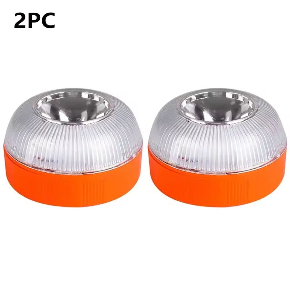 Premium Vehicle Emergency Safety LED Warning Light With Magnetic Mount Battery Powered Beacon 7