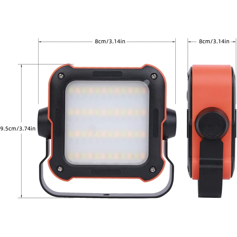 Rechargeable Portable LED Lantern & Power Bank for Camping & Emergencies