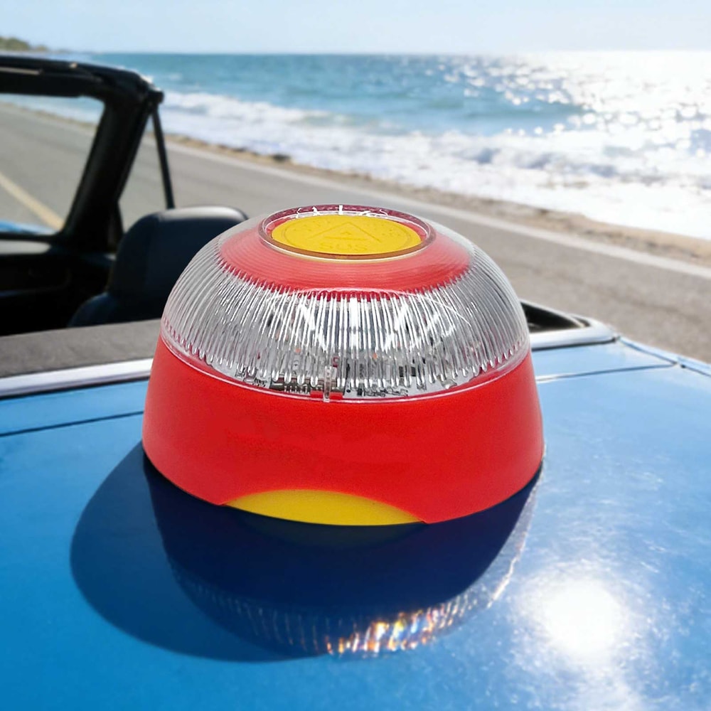 Advanced Car Emergency Beacon Light With ESim Roadside Safety 1