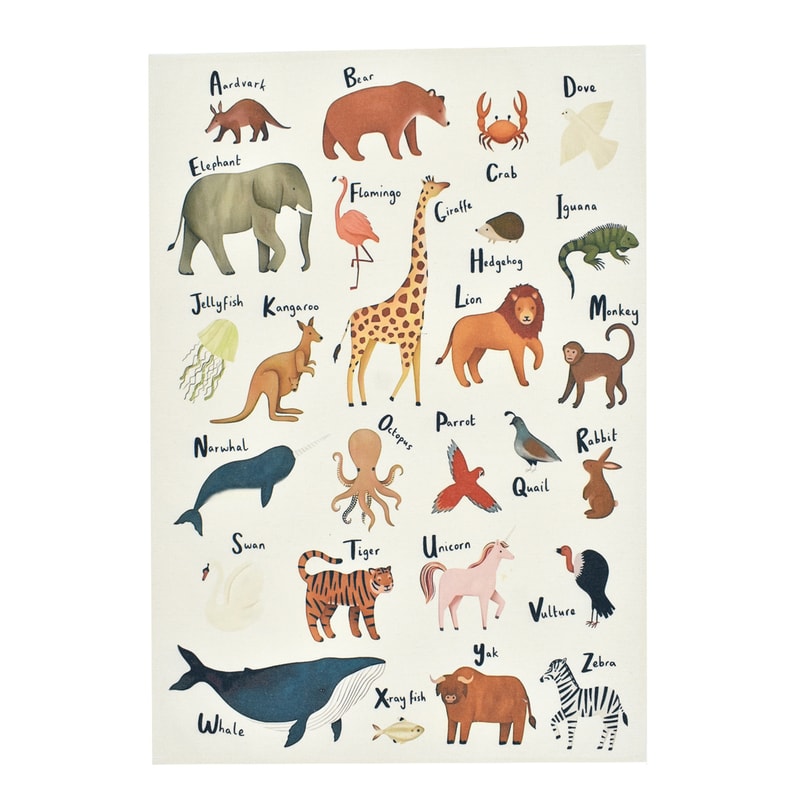 Nordic World Map Canvas for Kids Room Decor Educational Nursery Wall Art