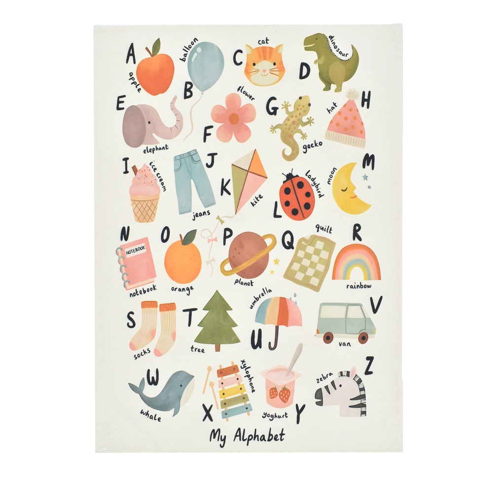 Nordic World Map Canvas for Kids Room Decor Educational Nursery Wall Art