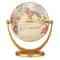 Retro Rotating Earth Globe Vintage Desktop World Map Decor