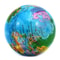 Inflatable Globe Beach Ball for Kids Educational World Map Toy