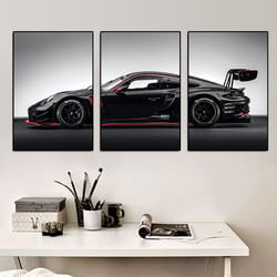 vintage car wall art set industrial automotive canvas prints