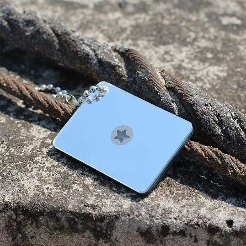 Survivor Mini Survival Mirror Portable Emergency Signal Tool for Outdoor Adventures