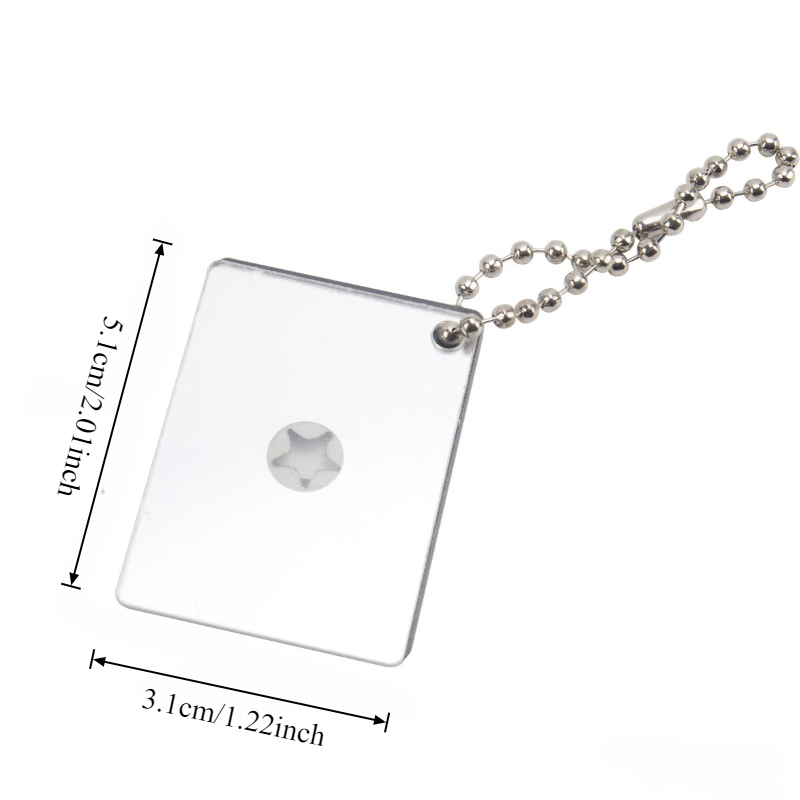 Survivor Mini Survival Mirror Portable Emergency Signal Tool for Outdoor Adventures