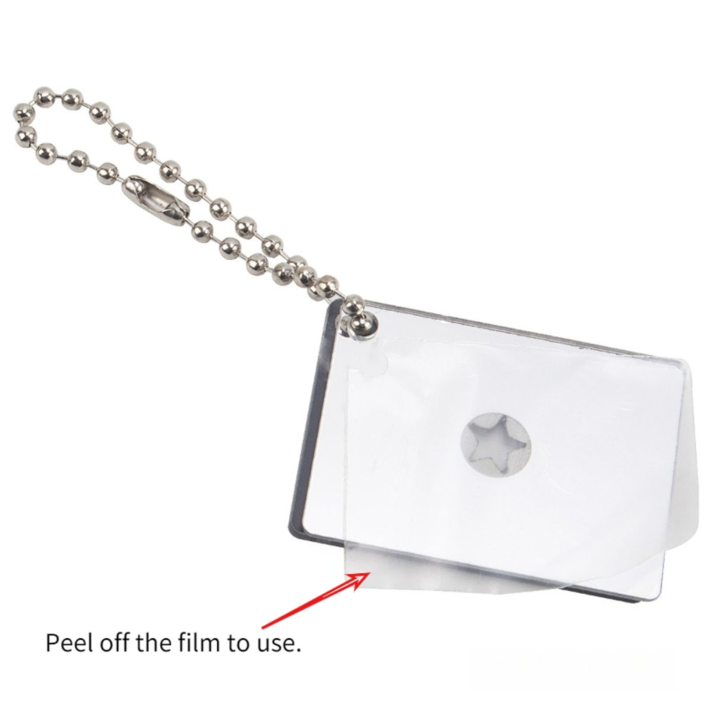 Survivor Mini Survival Mirror Portable Emergency Signal Tool for Outdoor Adventures