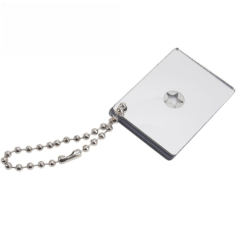 Survivor Mini Survival Mirror Portable Emergency Signal Tool for Outdoor Adventures