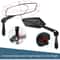 Adjustable Bike Rear View Mirror Wide Range Handlebar Cycling Rearview Mirror 2