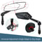 Adjustable Bike Rear View Mirror Wide Range Handlebar Cycling Rearview Mirror 2