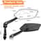Adjustable Bike Rear View Mirror Wide Range Handlebar Cycling Rearview Mirror 3