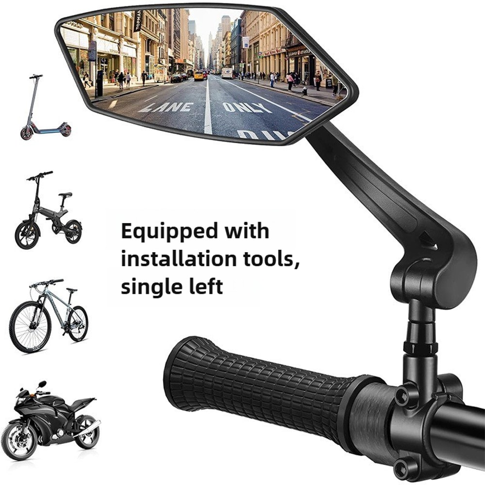 Adjustable Bike Rear View Mirror Wide Range Handlebar Cycling Rearview Mirror 6
