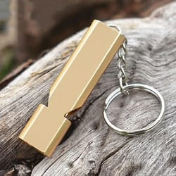 emergency survival whistle with lanyard for camping hiking safety