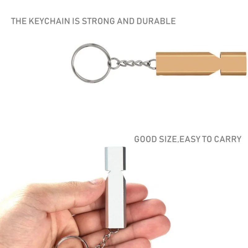 Emergency Survival Whistle with Lanyard for Camping Hiking Safety