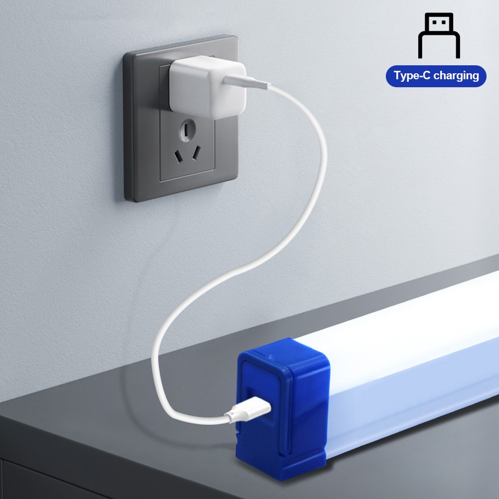 Portable LED Rechargeable Camping Lamp Adjustable USB & Emergency Light