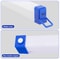 Portable LED Rechargeable Camping Lamp Adjustable USB & Emergency Light
