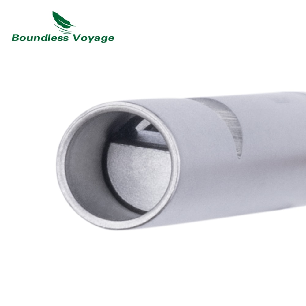 Boundless Voyage Titanium Emergency Whistle for Camping & Hiking