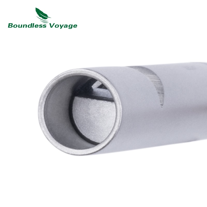 Boundless Voyage Titanium Emergency Whistle for Camping & Hiking