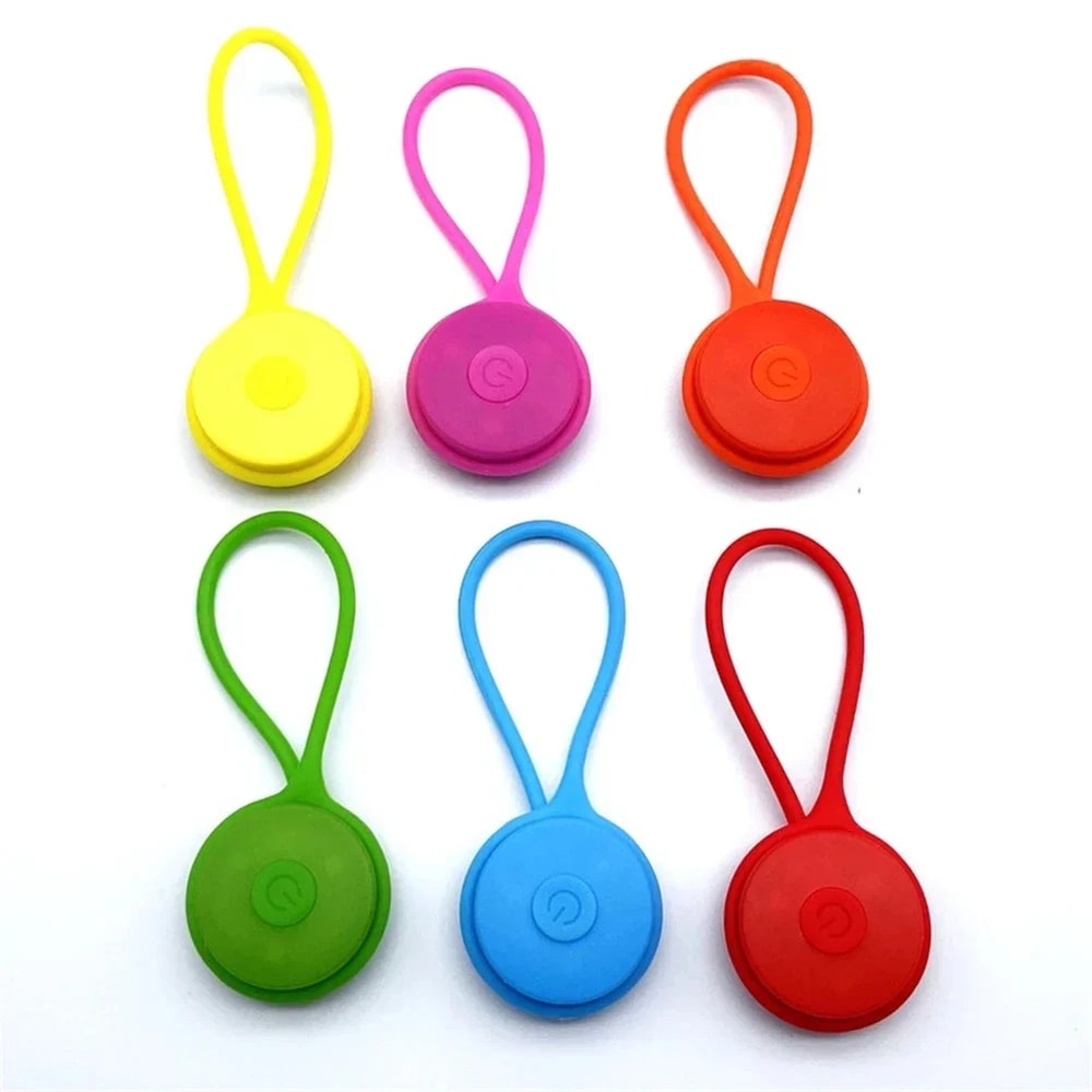 Silicone LED Backpack Light for Night Running & Camping Safety