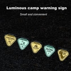 luminous tent rope warning signs pack outdoor camping safety signal