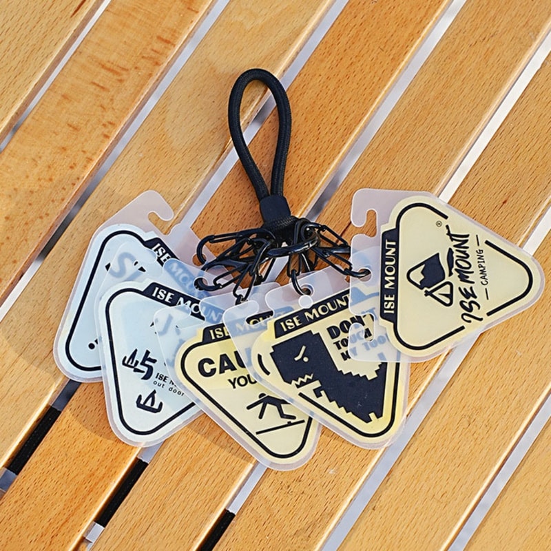 Luminous Tent Rope Warning Signs Pack Outdoor Camping Safety Signal