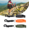 Survival & Rescue Outdoor Dual Frequency Emergency Safety Whistle with Quick Release Buckle