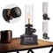 Portable Gas Lamp with Glass Shade Durable Outdoor Camping Light for Hiking & Fishing