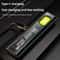 Mini Magnetic Dual Light Source Flashlight Ultra Bright Camping & Emergency Torch