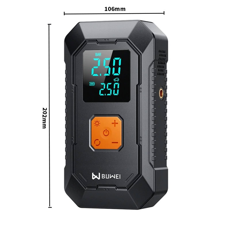 LEIBOO Car Jump Starter & Portable Air Compressor with Power Bank