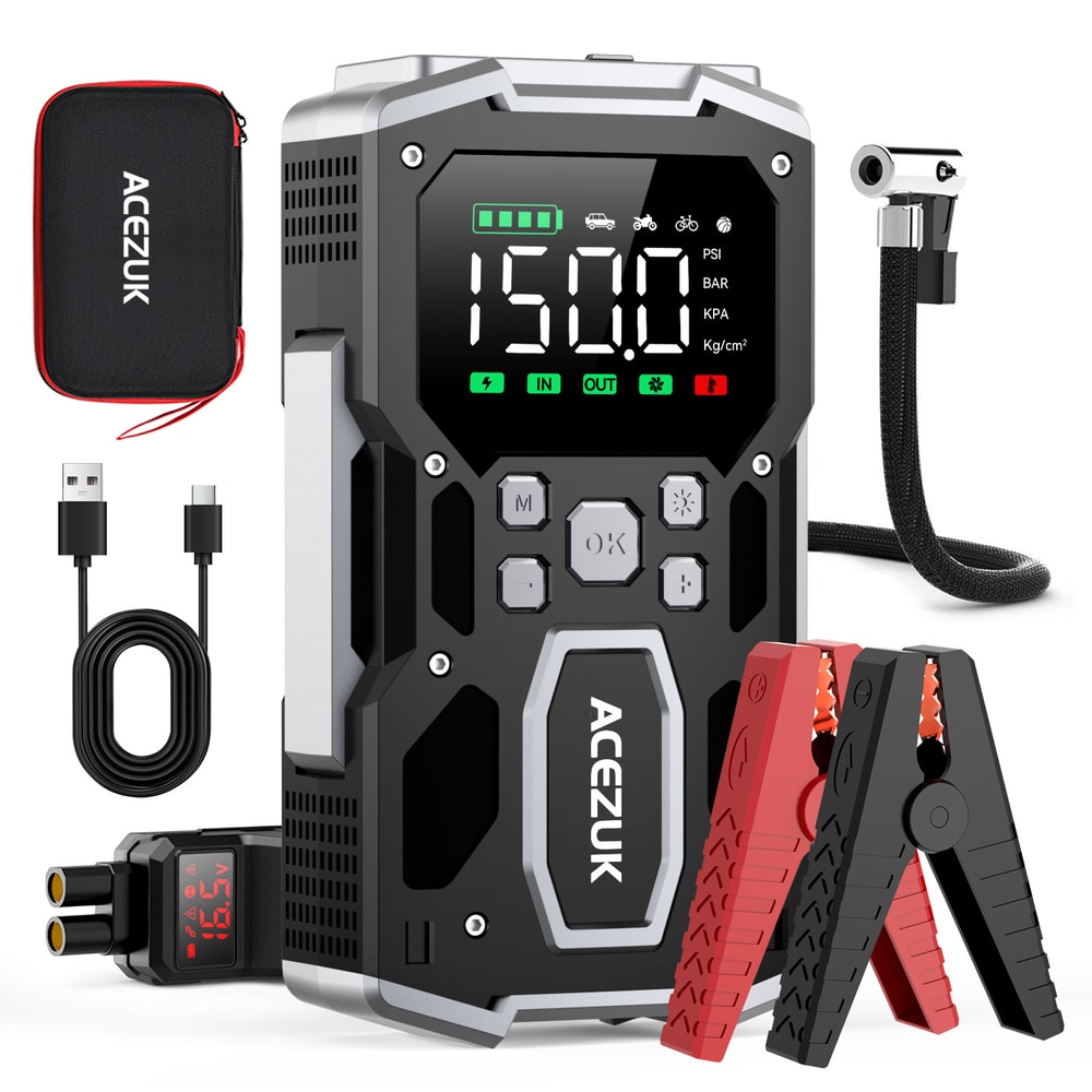 Jump Starter Car Booster Portable Power Bank For Vehicles 0