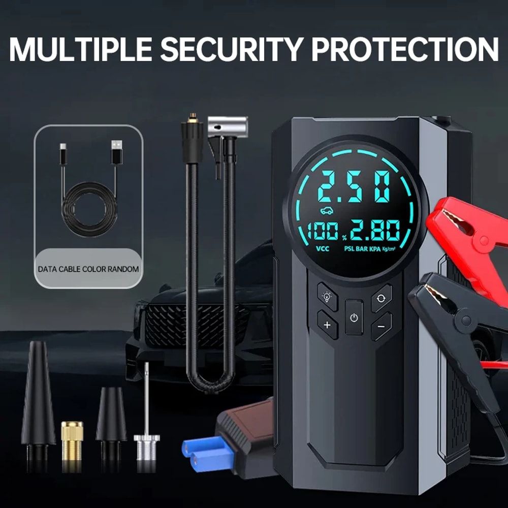 Portable Car Jump Starter & Battery Booster Power Bank for Vehicles