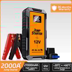 portable jump starter car battery booster & emergency charger